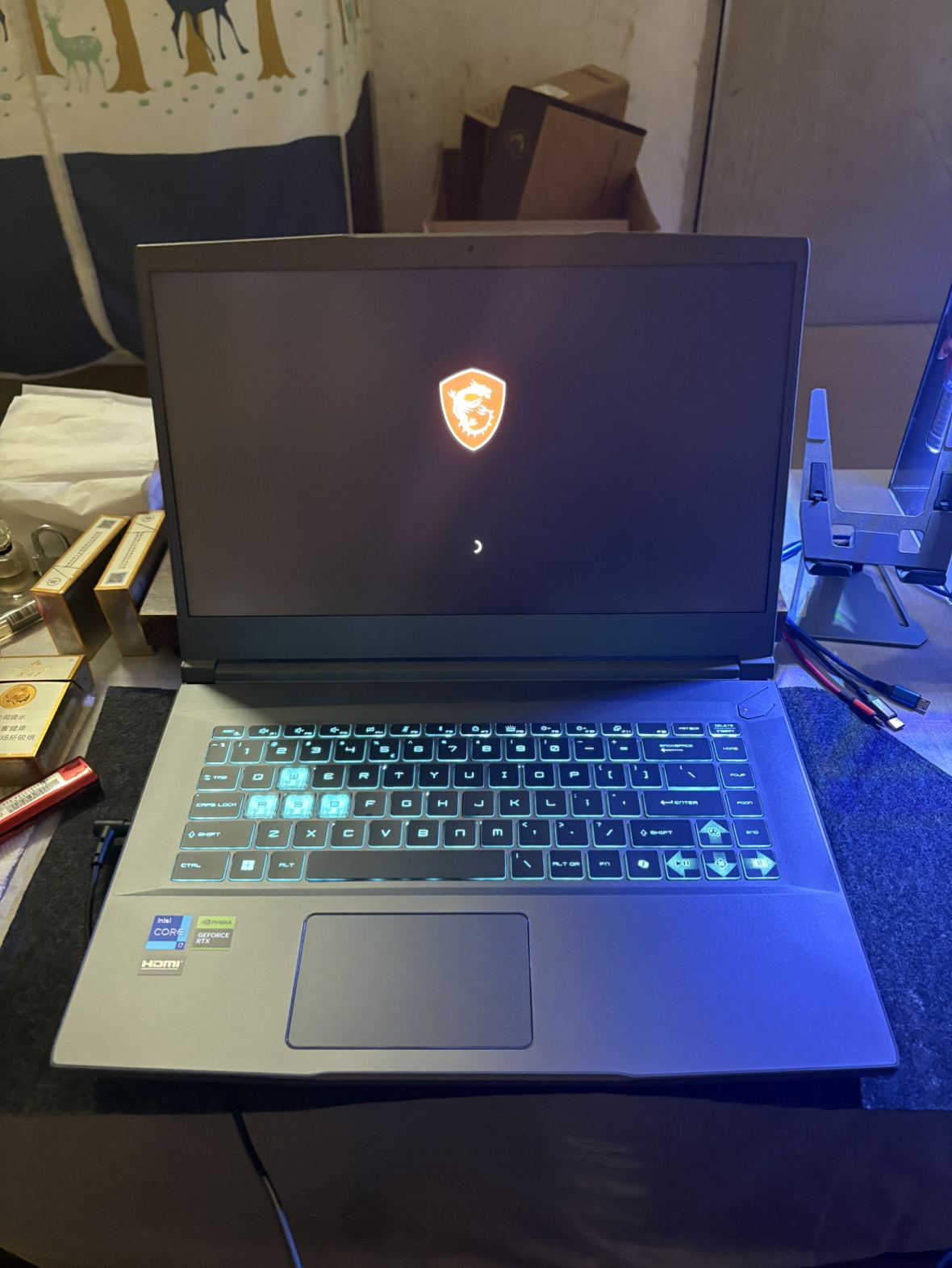 微星(MSI)星影15 Thin电竞游戏本15.6英寸笔记本电脑(i7-12650H RTX4050 16G 512GB FHD 144HZ 宇宙灰)晒单图