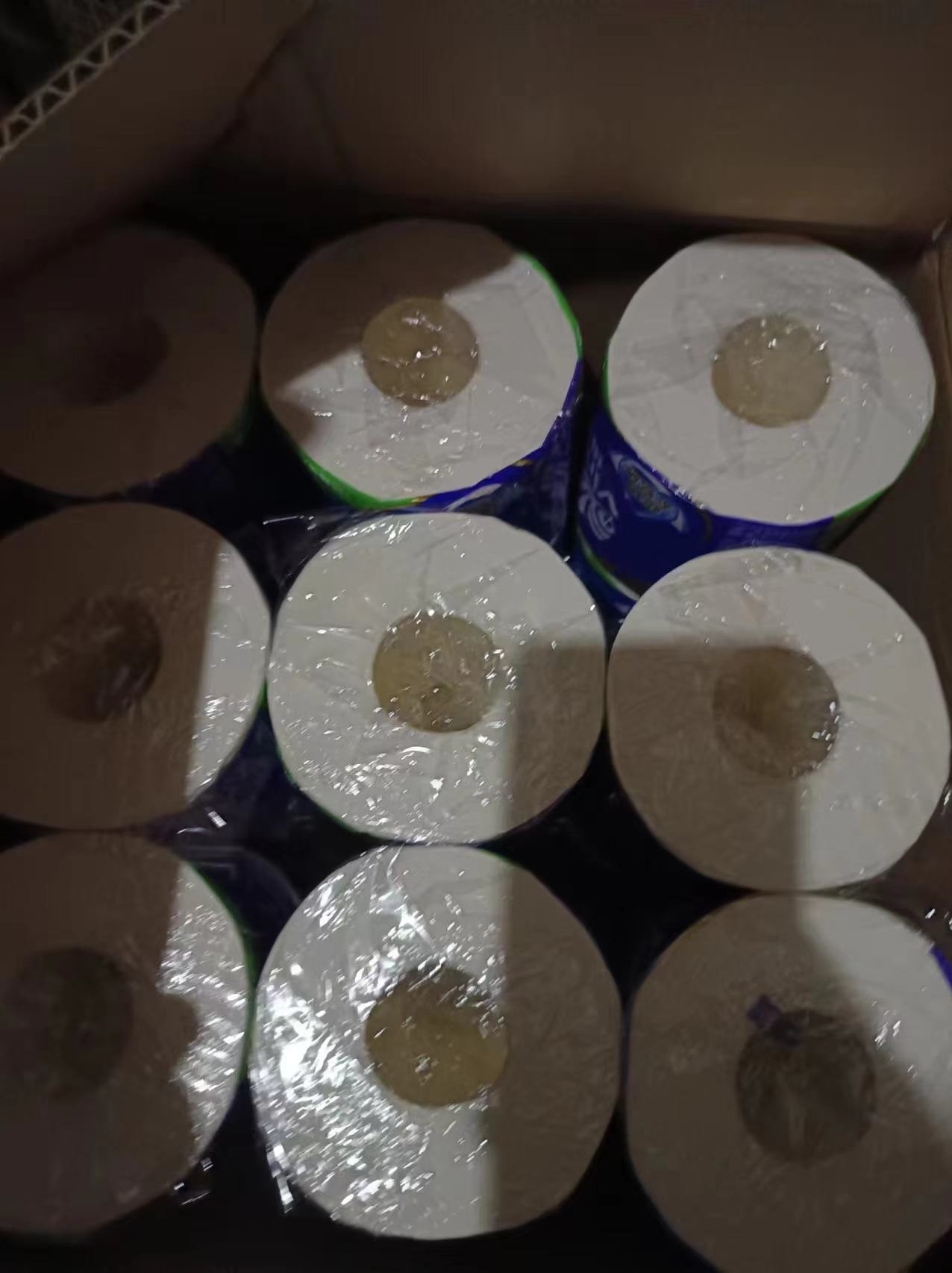 维达蓝色经典卷纸4层160g27卷卫生纸 有芯卷筒纸巾厕纸家用实惠装(整箱销售)(新旧包装交替发货)晒单图