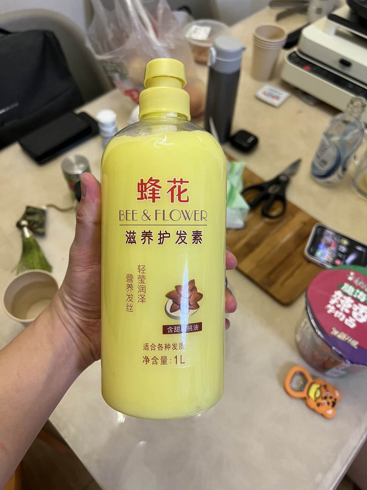 蜂花营养护发素450ml(含小麦蛋白)改善毛躁干枯晒单图
