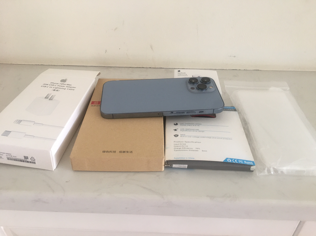 [99新]苹果/iPhone13 ProMax 蓝色256G 5G全网通 双卡双待 苹果 二手手机13ProMax晒单图