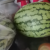 顺丰快递[苏鲜生]现摘2k西瓜 净重5-5.5斤 2个装 新鲜网红小糖丸西瓜晒单图