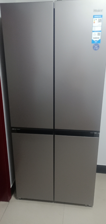 海尔(Haier)[小红花冰箱-绽放版]25年新品500升594mm专业超薄黑金净化BCD-500WGHTDEDH9U1晒单图