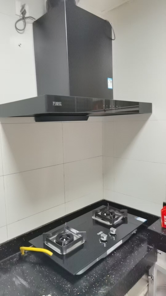 万家乐 烟灶厨电套餐装 20m³大吸力油烟机 欧式顶吸 挥手智控 智旋暴风洗 台嵌两用天然气灶AT051+AY5(T)晒单图