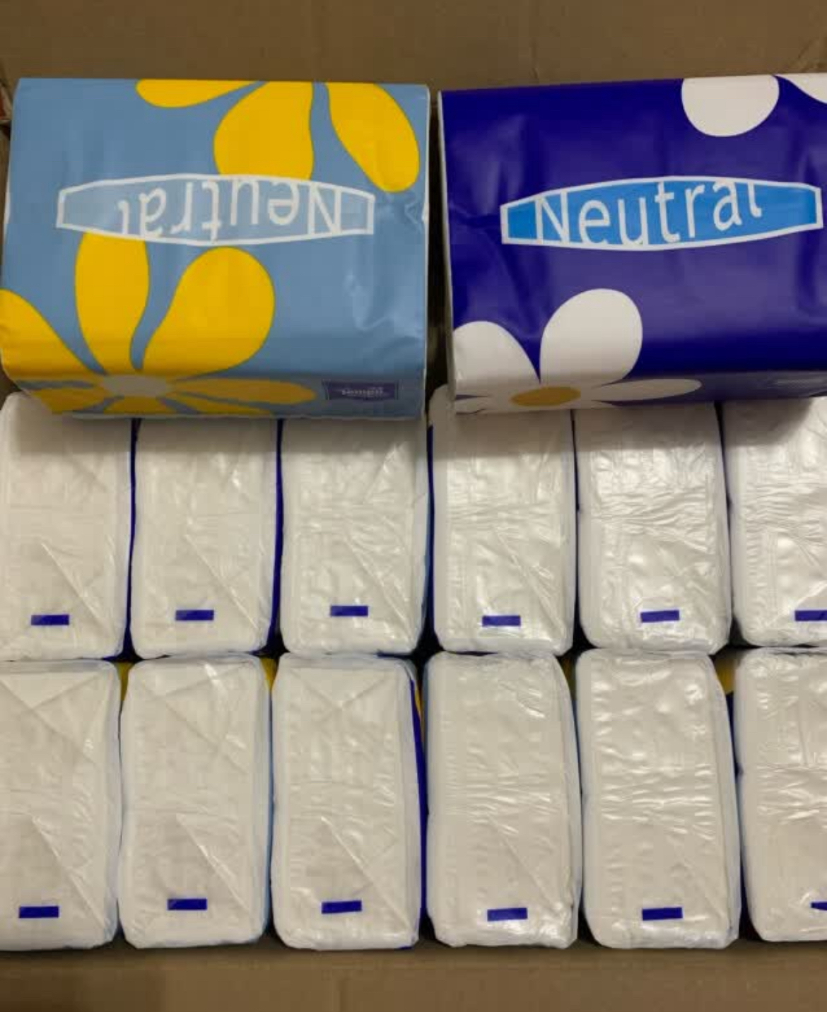 Tempo得宝Mini小雏菊系列抽纸4层90抽18包卫生纸 家用实惠装无香餐巾纸面巾纸卫生纸纸巾(整箱销售)晒单图