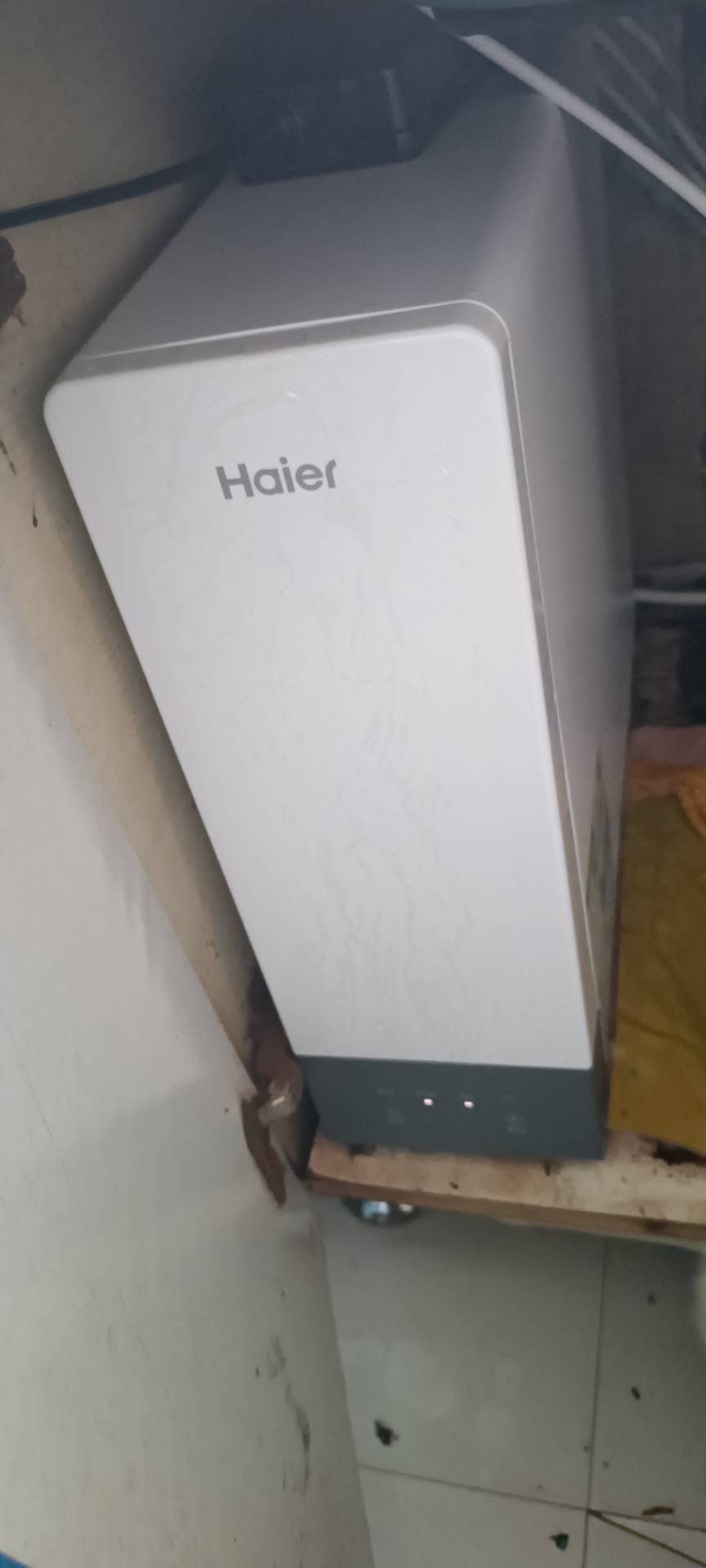 海尔(Haier)鲜活水净水器家用净水机1000G大通量双出水厨下式RO反渗透母婴直饮净水器HRO10H11晒单图