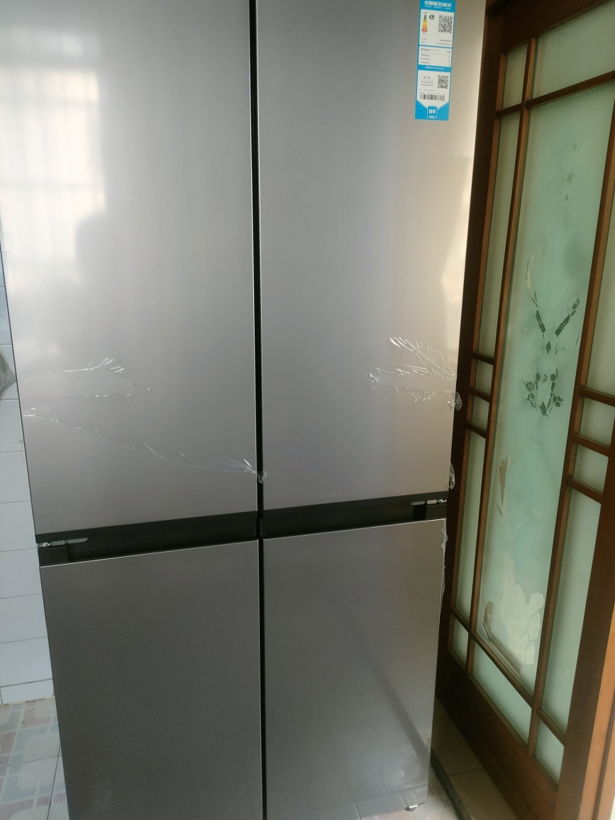 海尔(Haier)[小红花冰箱-绽放版]25年新品500升594mm专业超薄黑金净化BCD-500WGHTDEDH9U1晒单图