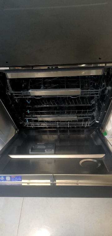 海尔(Haier)双面洗嵌入式洗碗机W5000Plus 升级18套+3大容量UV双重除菌EYBW18566JHU1晒单图