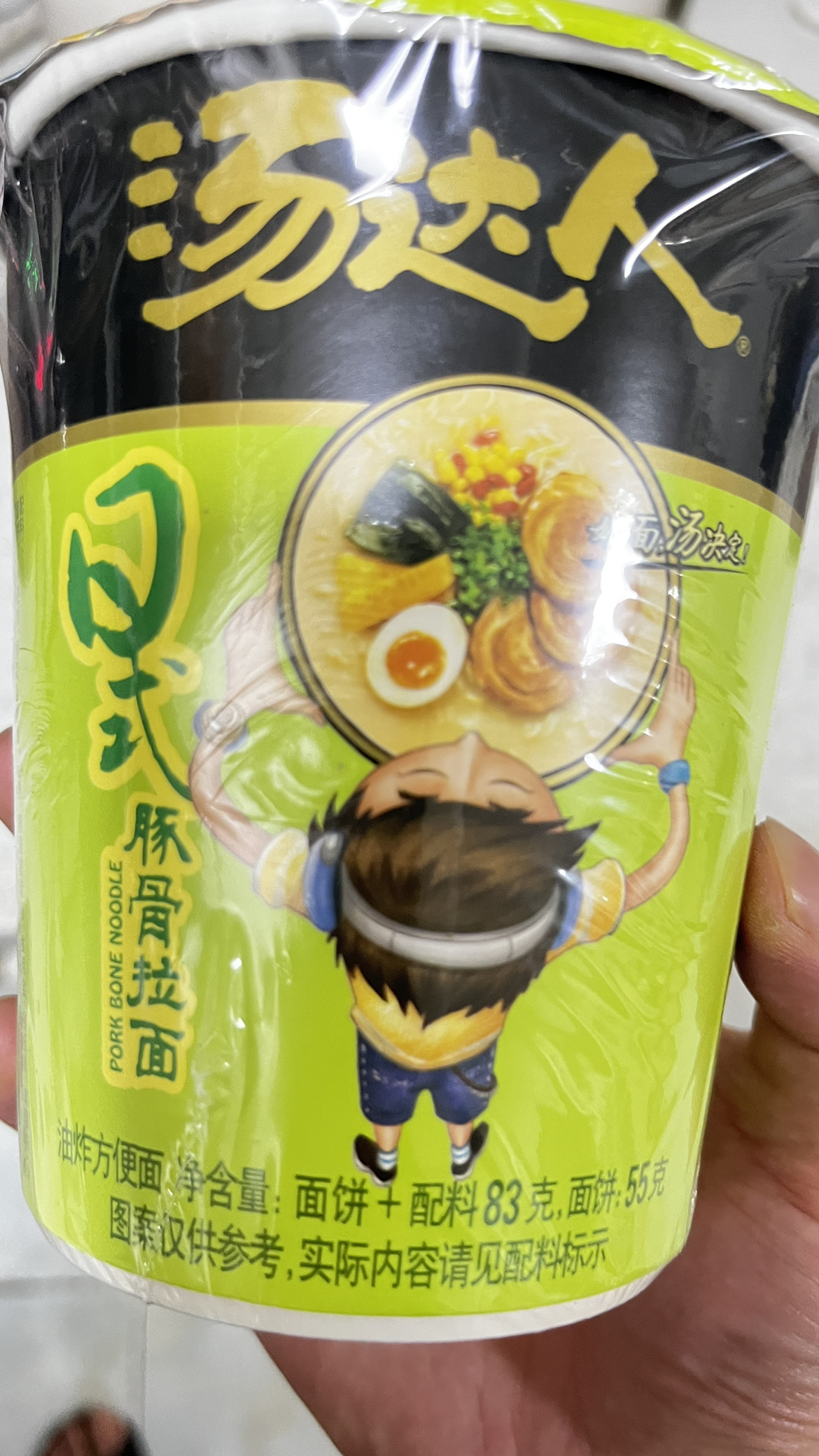 统一 汤达人 日式豚骨拉面 83g*6杯装方便面晒单图