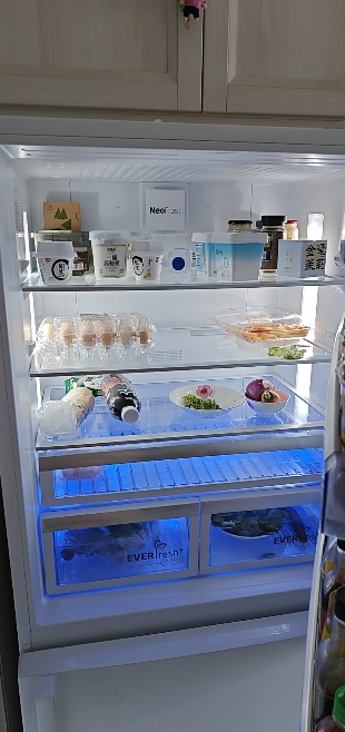 倍科(BEKO)553L两门双门冰箱大宽门冰箱原装进口风冷无霜节能大容量蓝光恒蕴养鲜电冰箱 CN160220IW晒单图