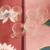 常生源 茶具 玻璃杯套组 功夫花茶杯子 高硼硅耐热耐高温 家居办公 水杯 茶杯 品茗小杯套装(6只装)晒单图