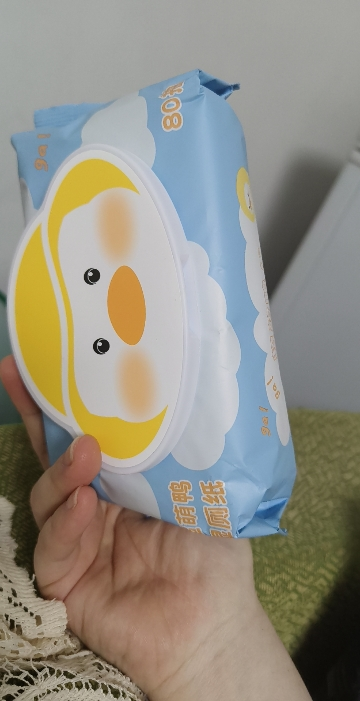 植护超萌湿厕纸卫生湿巾80片/包*3包清洁湿巾纸杀菌率99.9%可冲马桶晒单图