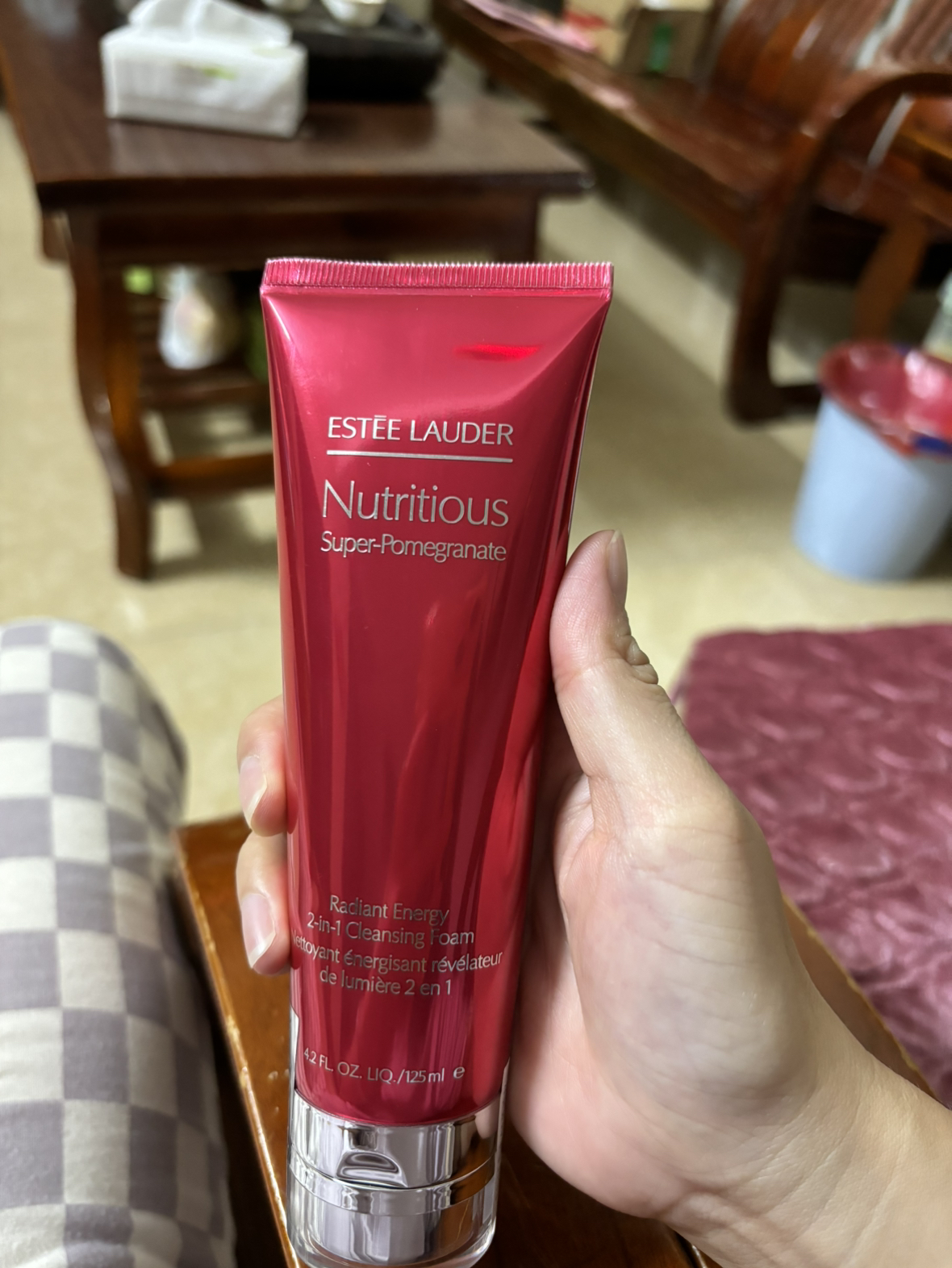 雅诗兰黛(Estee Lauder)红石榴洗面奶洁面乳 深层清洁 红石榴/洁面-125ml晒单图