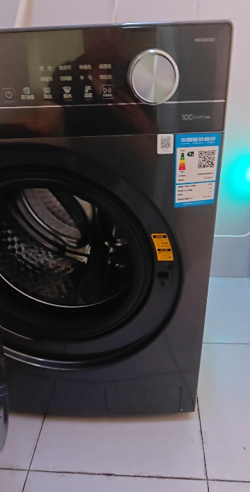 美的(Midea)全自动滚筒洗衣机10公斤家用大容量变频电机一级能效1.1高洗净比蒸汽除菌除螨简尚系列MG100V36T晒单图