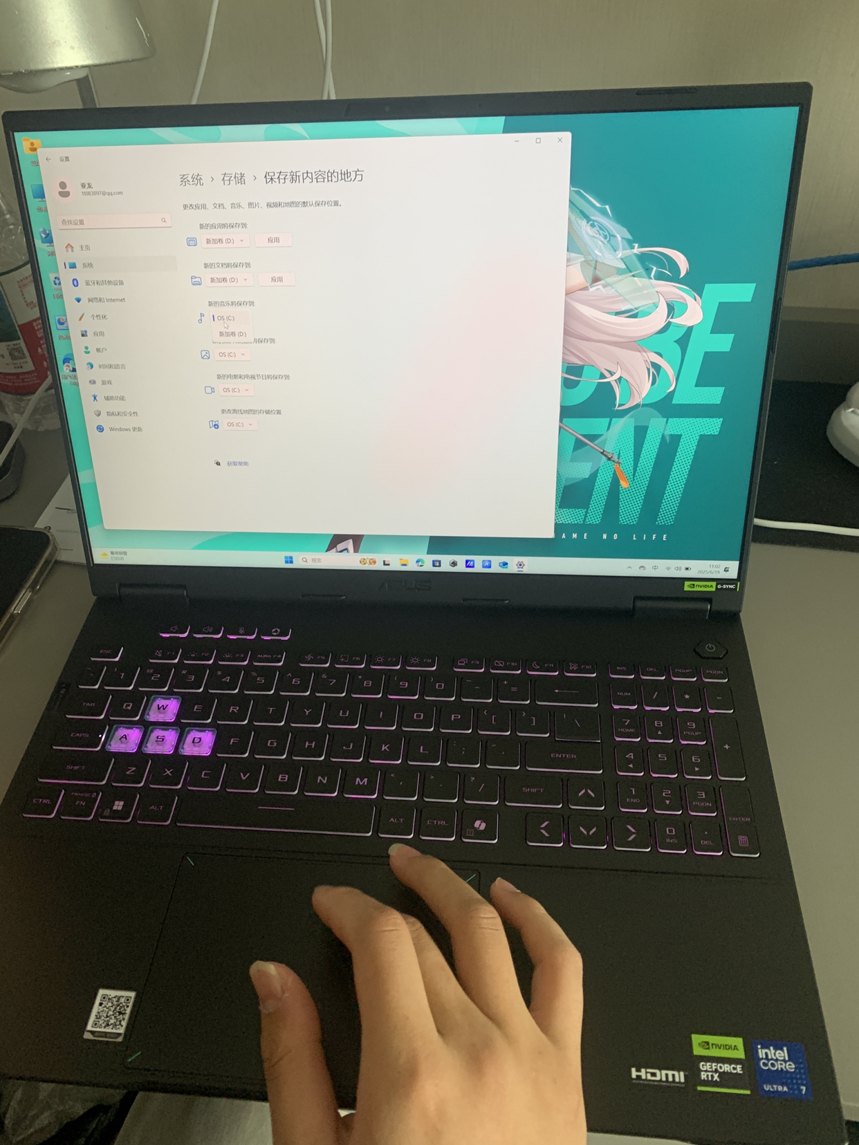 华硕天选6 Pro 酷睿版 国家补贴20%Ultra 7 16英寸游戏本笔记本电脑(U7-255HX 16G 1T RTX5060 2.5K)灰晒单图