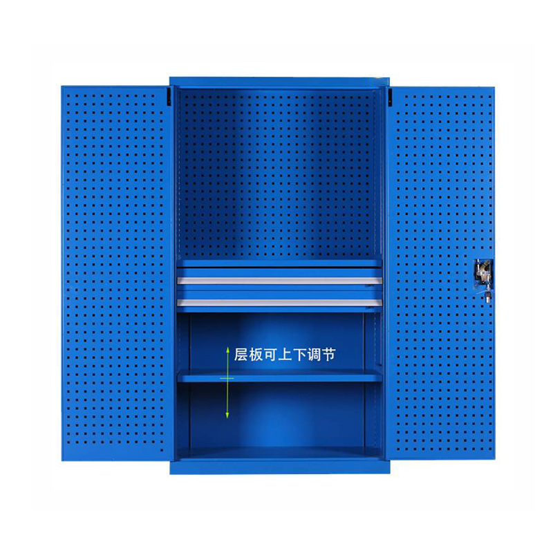 豫仲迈 重型工具柜零件存放柜两抽带挂网/台晒单图
