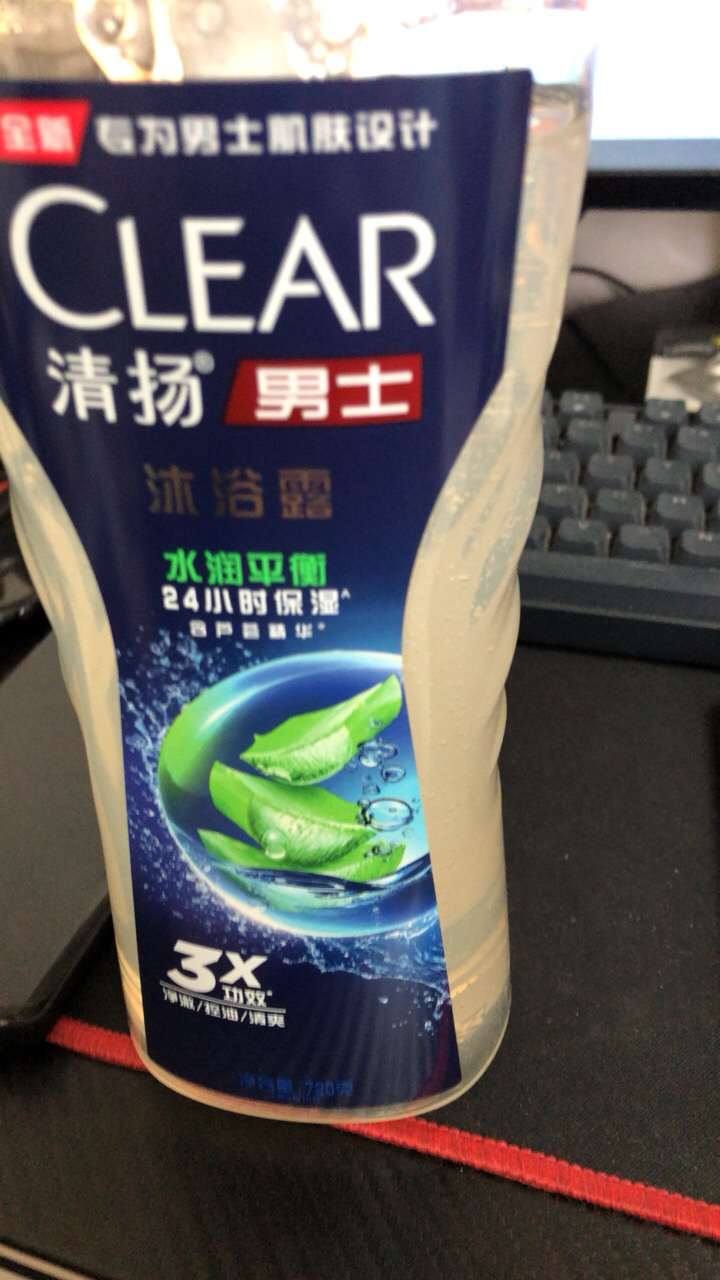清扬男士沐浴露冰凉酷爽 清爽去油留香水润平衡沐浴露720g (新老包装随机发货)晒单图