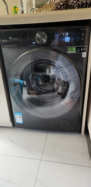 小天鹅小乌梅2.0 10KG滚筒洗衣机全自动超微净泡水魔方超薄全嵌 TG100S83PRO家电国家补贴晒单图