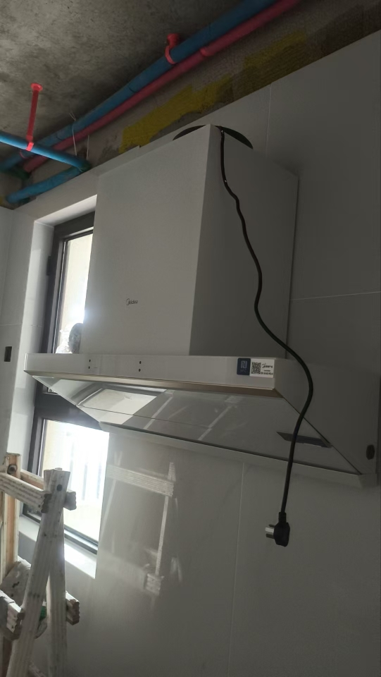 [高温蒸汽洗]美的(Midea)AK5Pro-W升级白色款顶侧一体跨界双腔烟灶联动25m³大吸力变频巡航超薄近吸抽油烟机晒单图