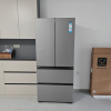 海尔(Haier) [小红花冰箱-绽放版]新品首发500L囤鲜容量594mm专业超薄BCD-500WGHFDEDH9U1晒单图