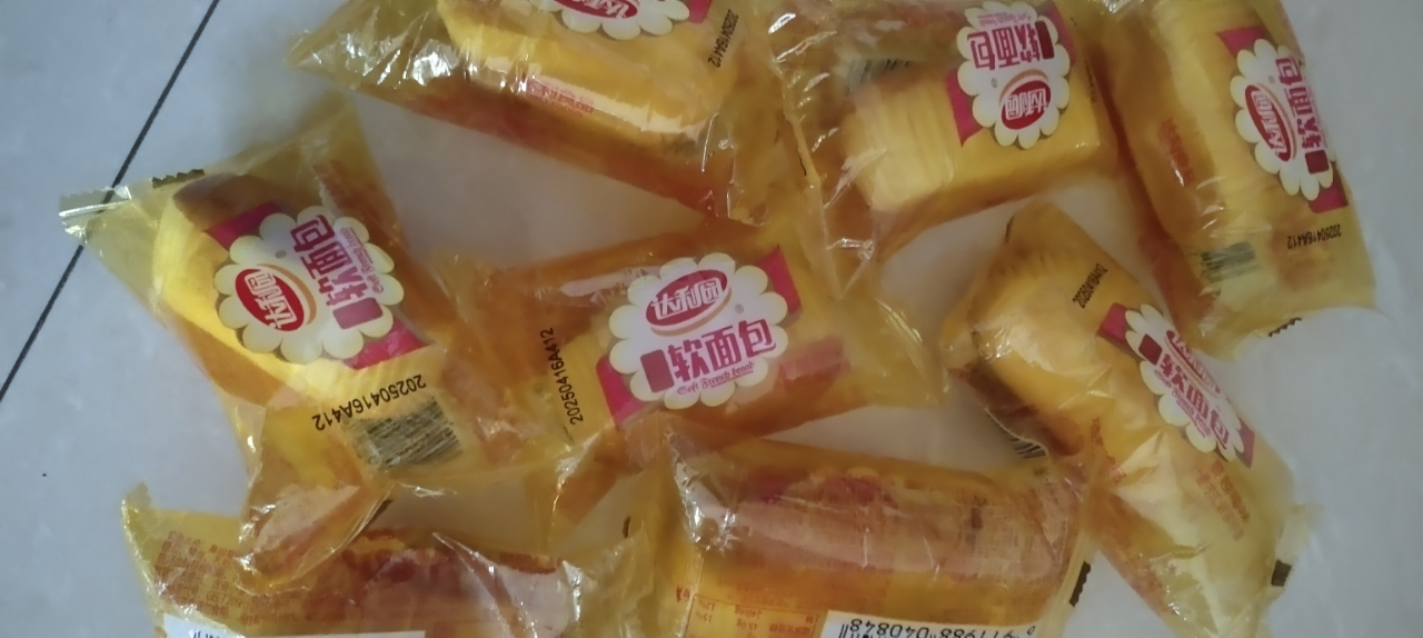 达利园法式软面包袋装早餐面包零食点心蔓越莓味200g*1袋装晒单图