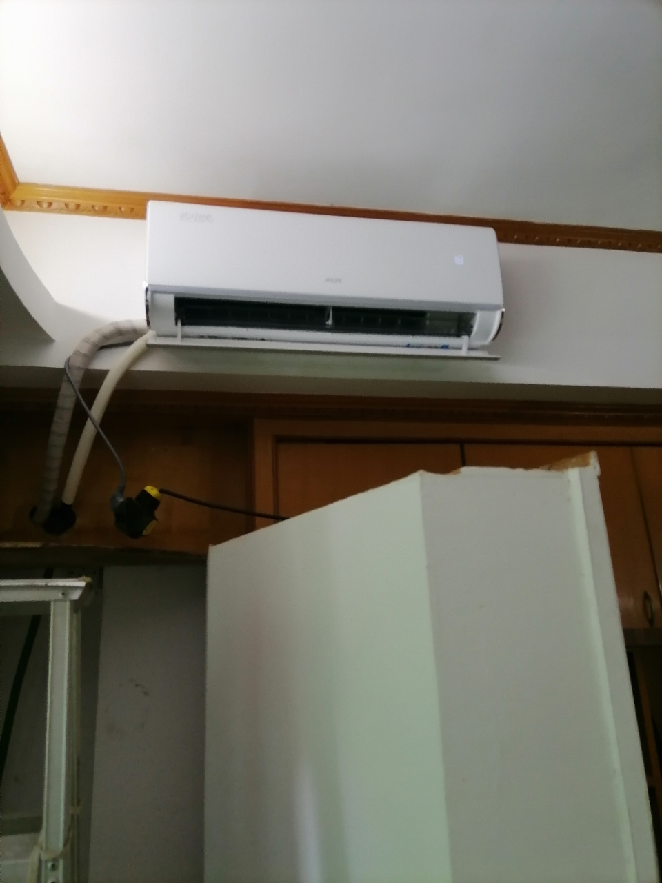 奥克斯(AUX)空调挂机 1.5匹P 省电侠大导 新一级能效冷暖壁挂式大风口自清洁独立除湿家用 大导款 省电40%晒单图