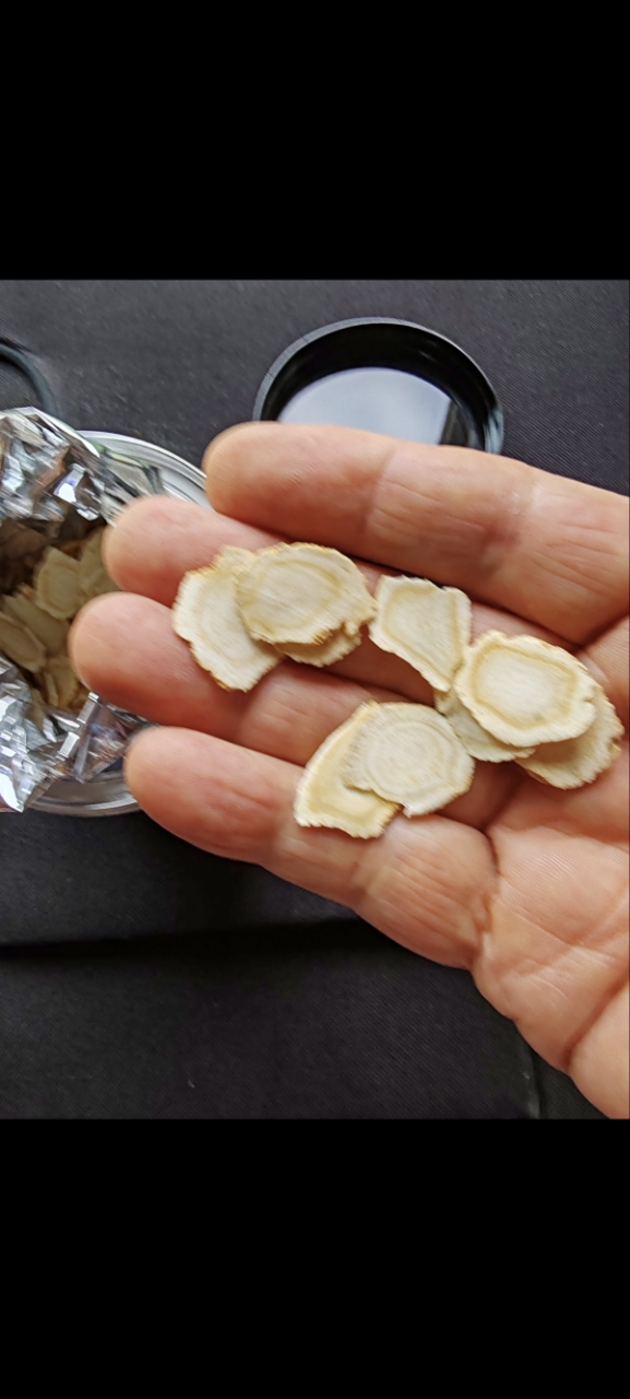 半山农 西洋参片 1.4-1.6cm特大片 100克 花旗参含片 西洋参切片晒单图