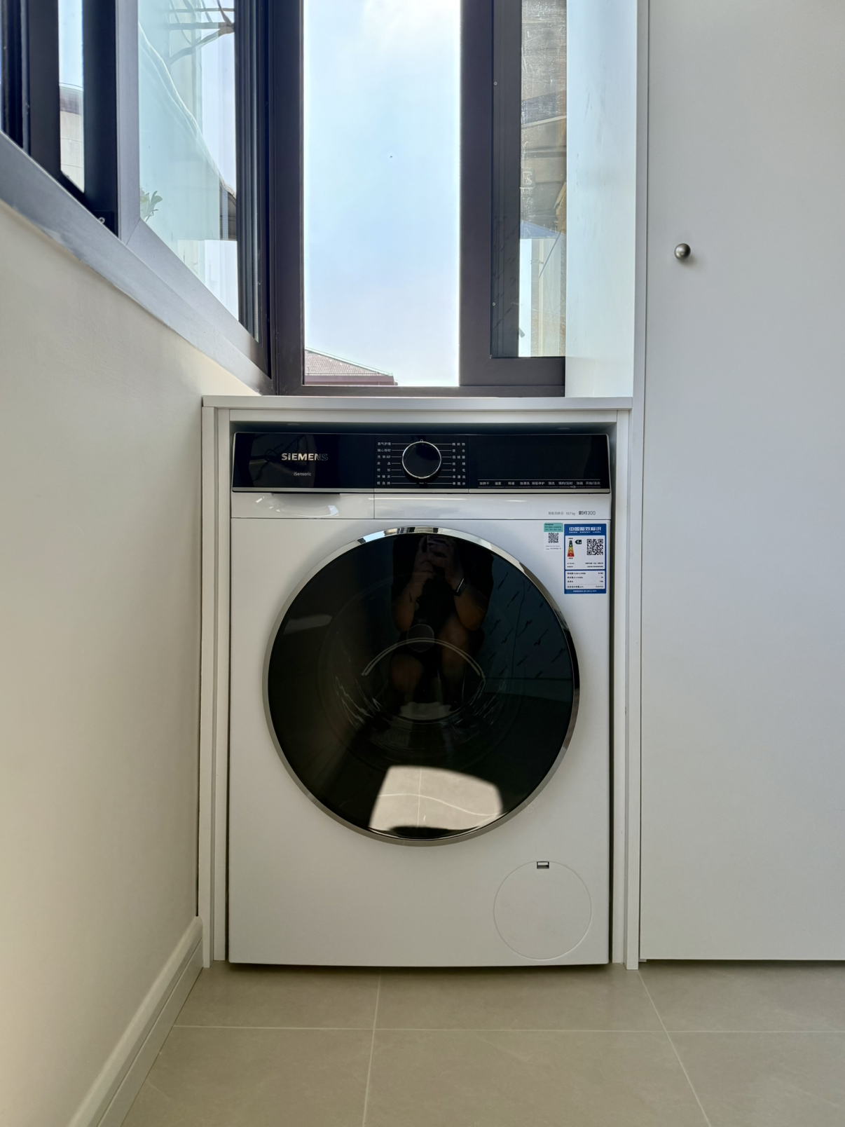 西门子(SIEMENS)10公斤IQ300洗干一体机立体烘干专业护衣WJ45XMY08W晒单图