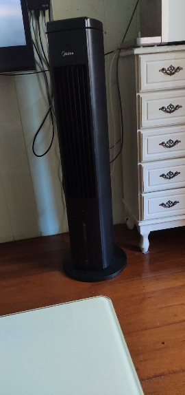 美的(Midea)空调扇制冷风扇家用水冷风机无叶塔扇客厅净化加湿节能小空调降温抗菌水箱离子净化24年上新ACA10TNT晒单图