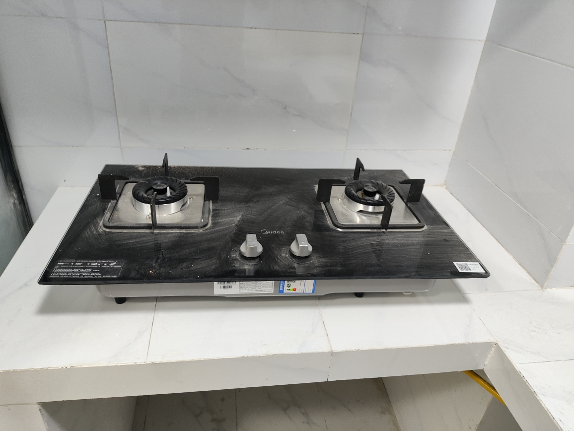 美的(Midea)台式嵌入式燃气灶双灶大火力灶具家用4.8kw猛火灶灶台双眼炉具煤气灶台嵌两用Q217B 天然气晒单图