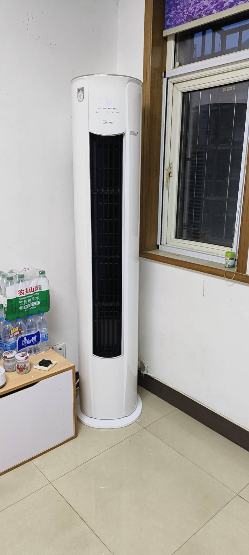 美的空调智行二代 2匹新一级能效柜机变频冷暖大风口节能省电客厅圆柜 KFR-51LW/N8YH2-1晒单图