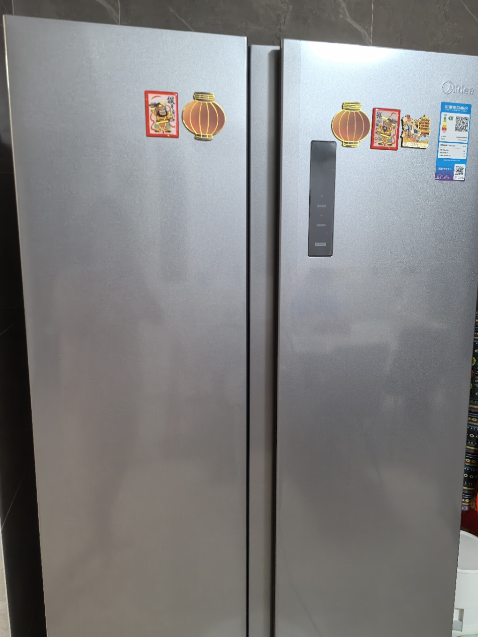 美的(Midea)570升双开门对开门一级能效节能双变频风冷无霜大容量家用电冰箱以旧换新BCD-570WKPM(E)晒单图