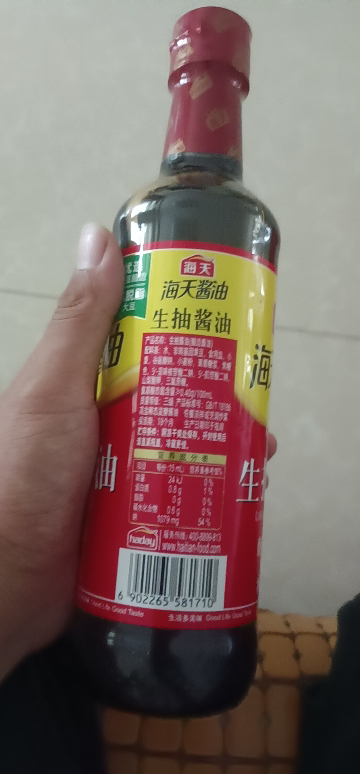 海天生抽酱油500mlPET*1瓶装家庭厨房调味上色炒菜焖炖晒单图