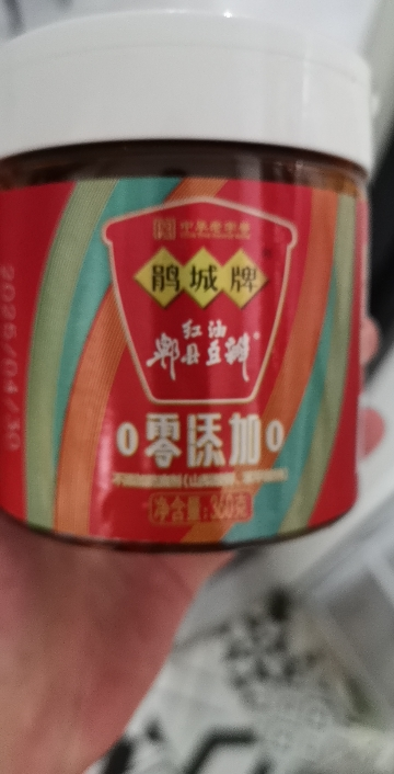鹃城牌 0添加红油郫县豆瓣酱360g 川菜酱 中华老字号晒单图