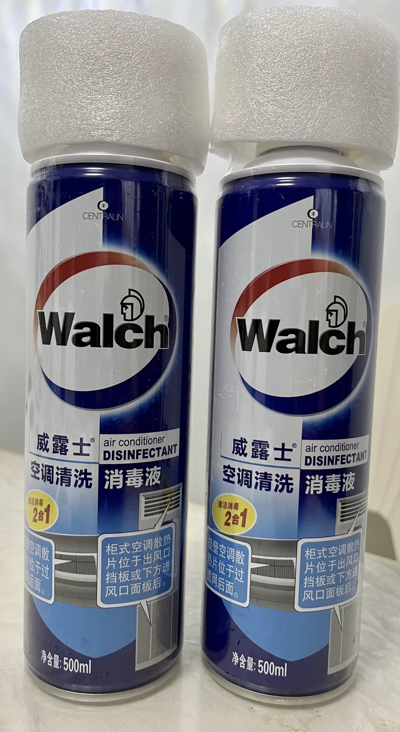 威露士(Walch)清洗消毒液500ml *2瓶空调清洗剂室内外机专用免拆免洗晒单图