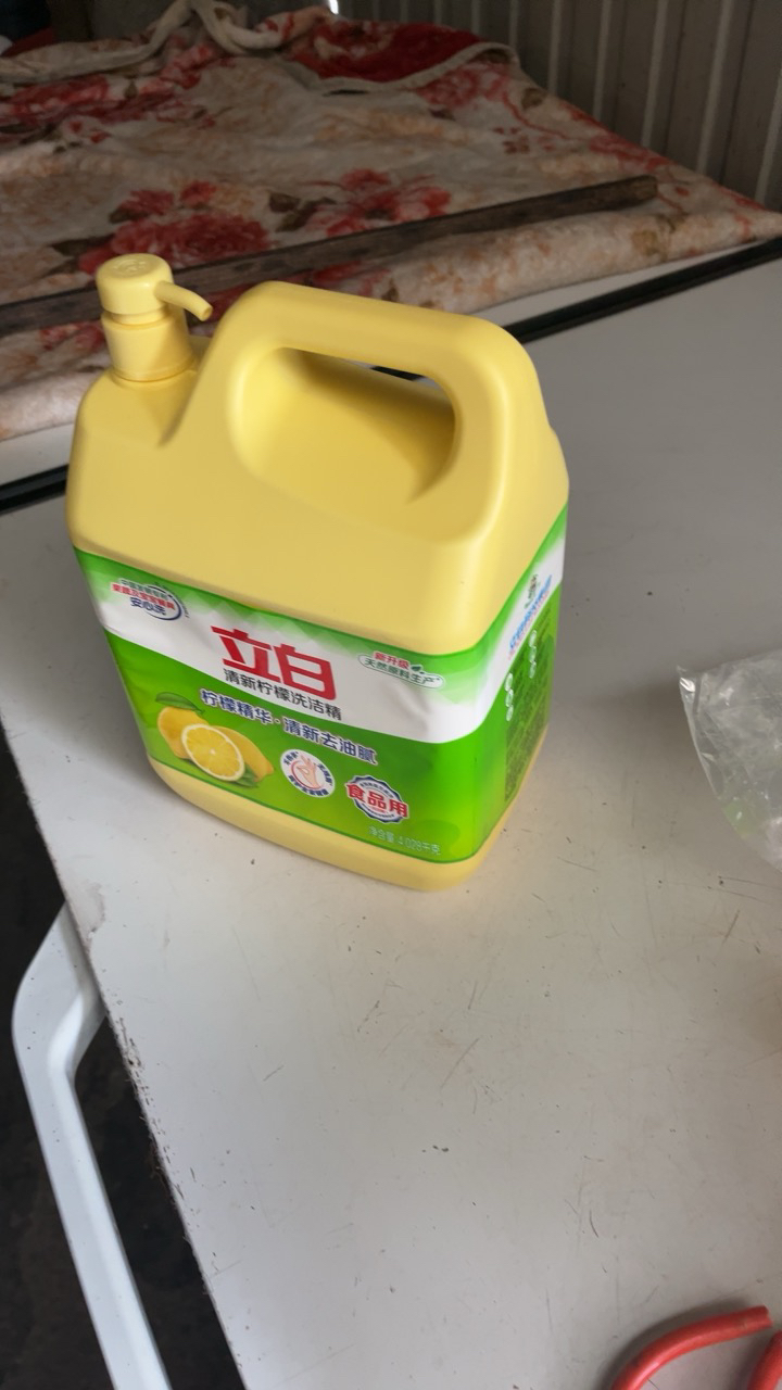 立白洗洁精4.028kg大桶装清新柠檬清新祛味轻松去油可洗果蔬不伤手易漂洗晒单图