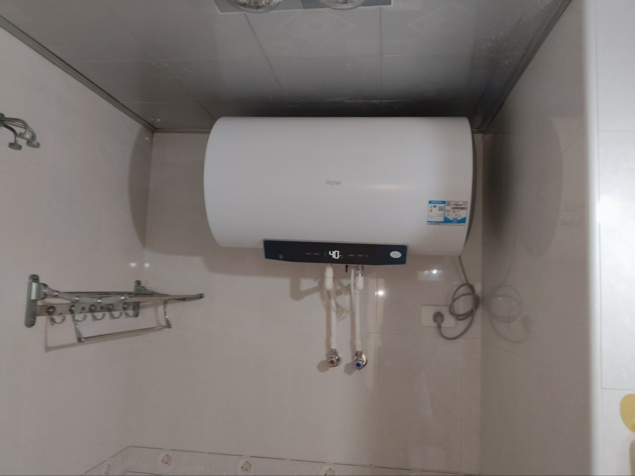 [TOP热卖]Haier/海尔80升电热水器家用卫生间储水式EC8001-MC3U1一级能效 智能速热 健康抑菌晒单图