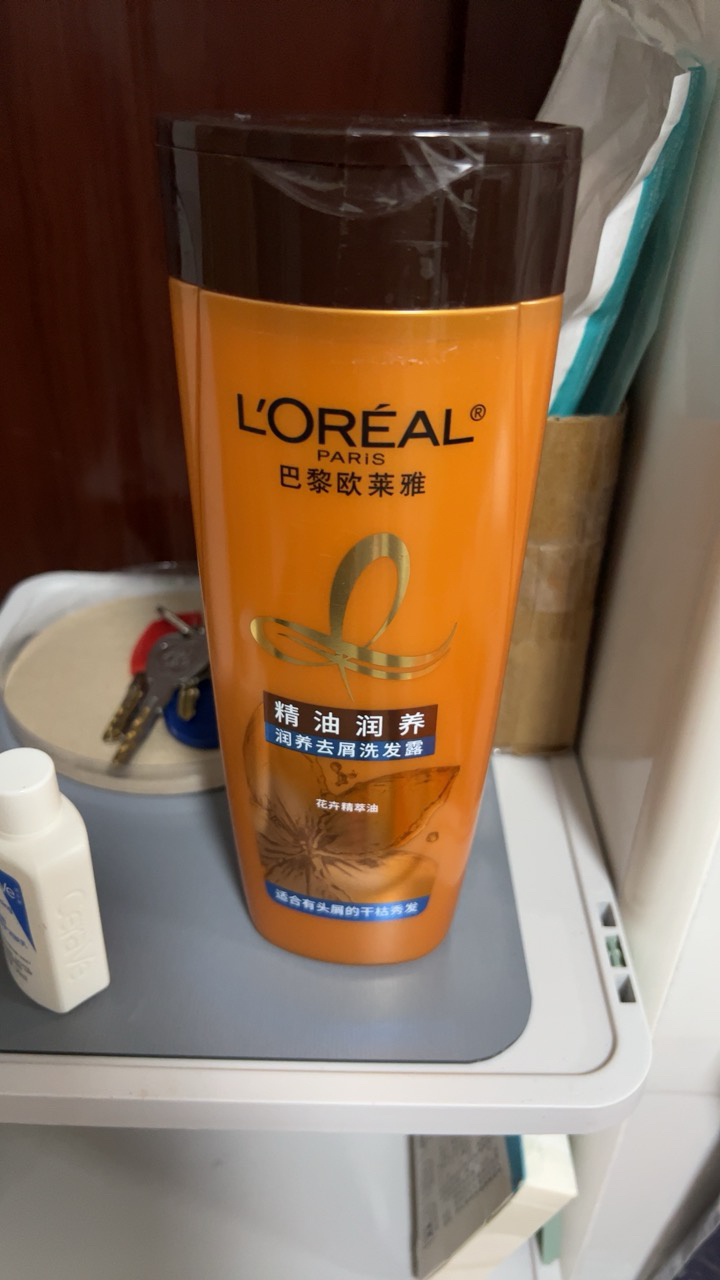 欧莱雅(LOREAL)精油润养去屑洗发露400ml(适合干性发质人群,去屑洗发水)晒单图