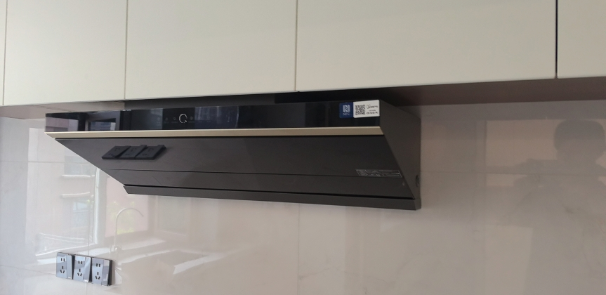 [高温蒸汽洗]美的(Midea)AK5Pro升级款顶侧一体跨界双腔 烟灶联动25m³大吸力 变频巡航 超薄近吸抽油烟机晒单图