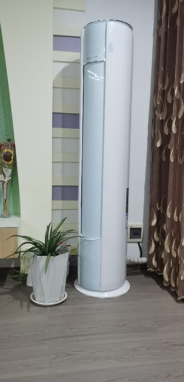 奥克斯 (AUX) 空调立式3匹柜机 新一级能效变频冷暖两用 节能省电 客厅家用空调圆柱柜机晒单图
