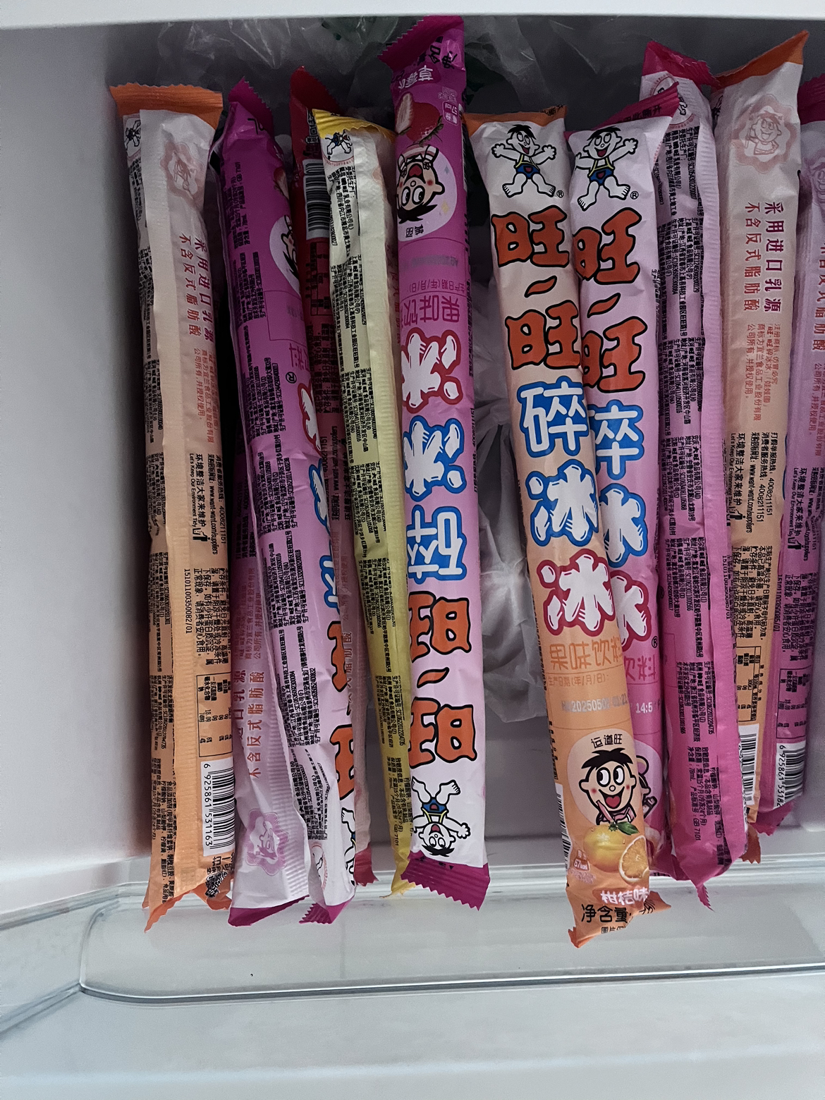 旺旺碎冰冰20根混合装碎碎冰吸吸棒棒冰果味饮料散装晒单图