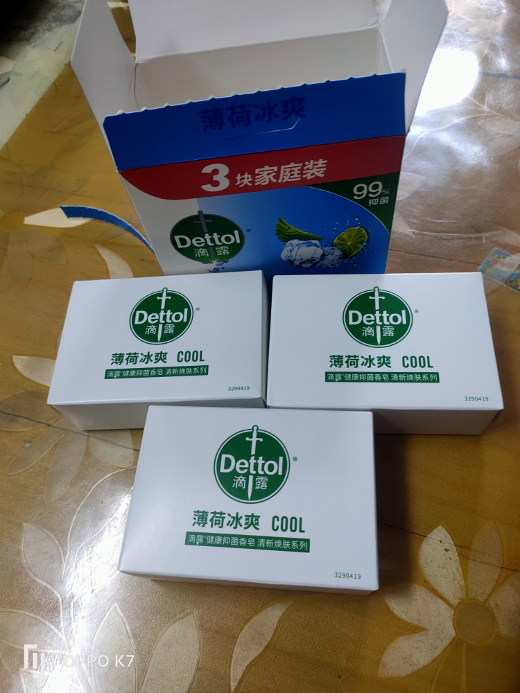 滴露香皂薄荷冰爽115*3晒单图