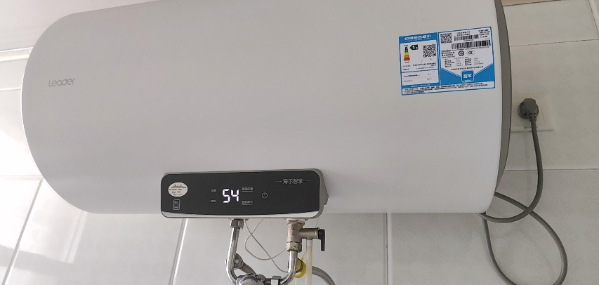Leader 60升电热水器LEC6001H-NQ5 家用储水式 海尔智家 3300W速热 一级能效 健康抑菌 安全节能晒单图