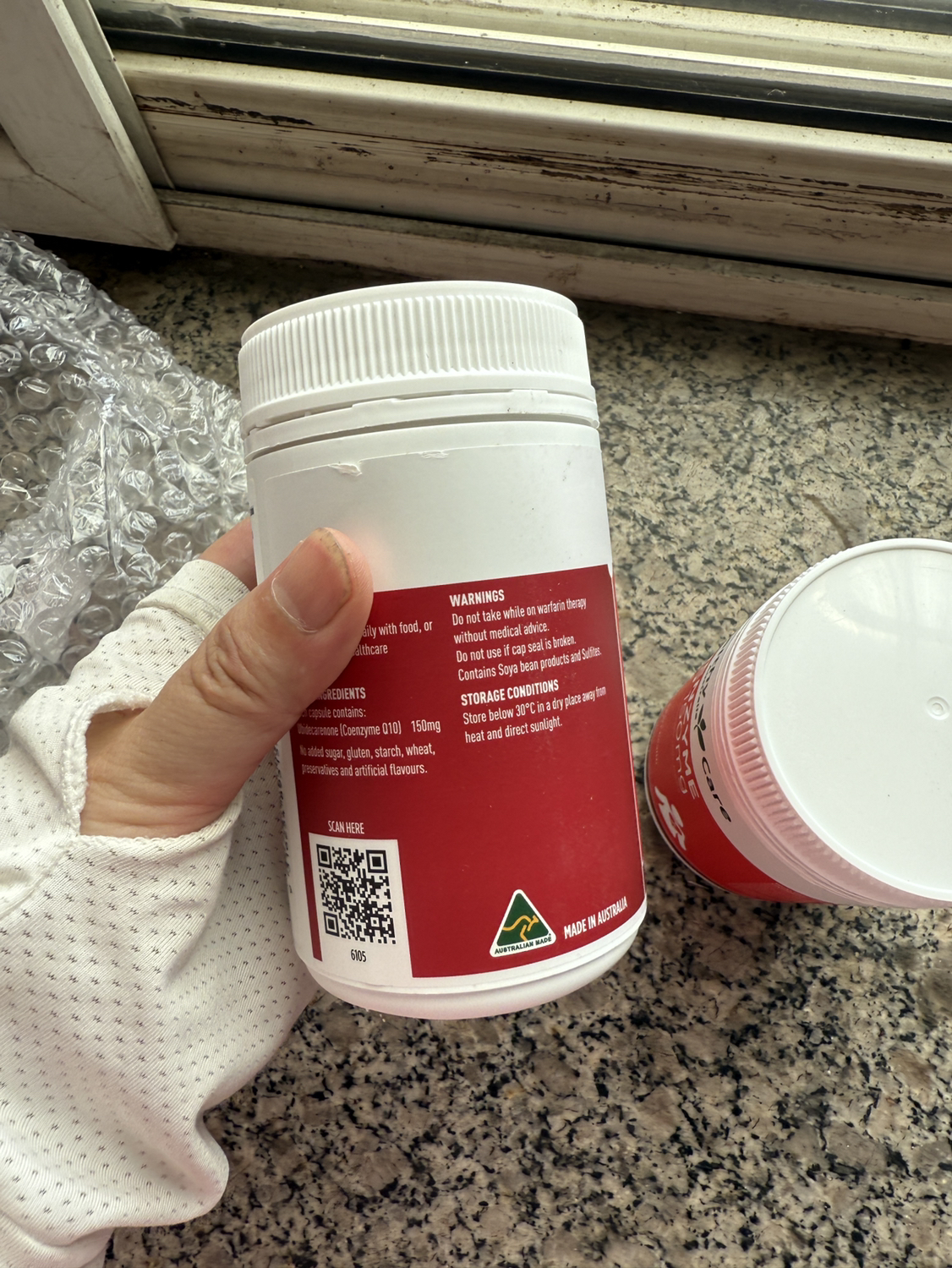 HealthyCare澳世康辅酶Q10胶囊100粒/瓶装 澳洲原装进口 香港/保税随机发 心脏护血管 中老年营养保健晒单图