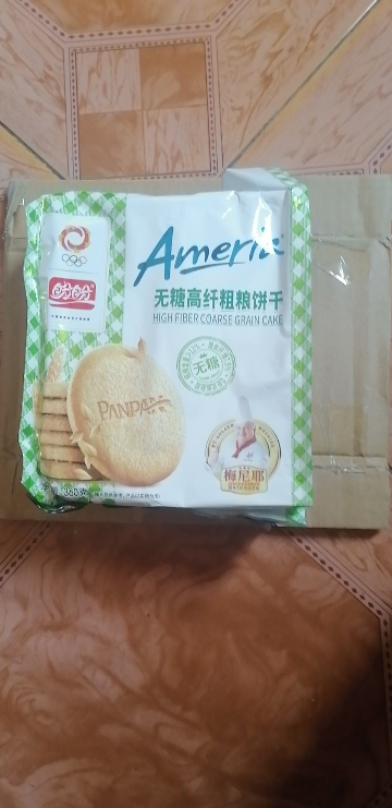 盼盼梅尼耶无糖高纤粗粮饼干360g袋休闲零食品营养早餐下午茶晒单图