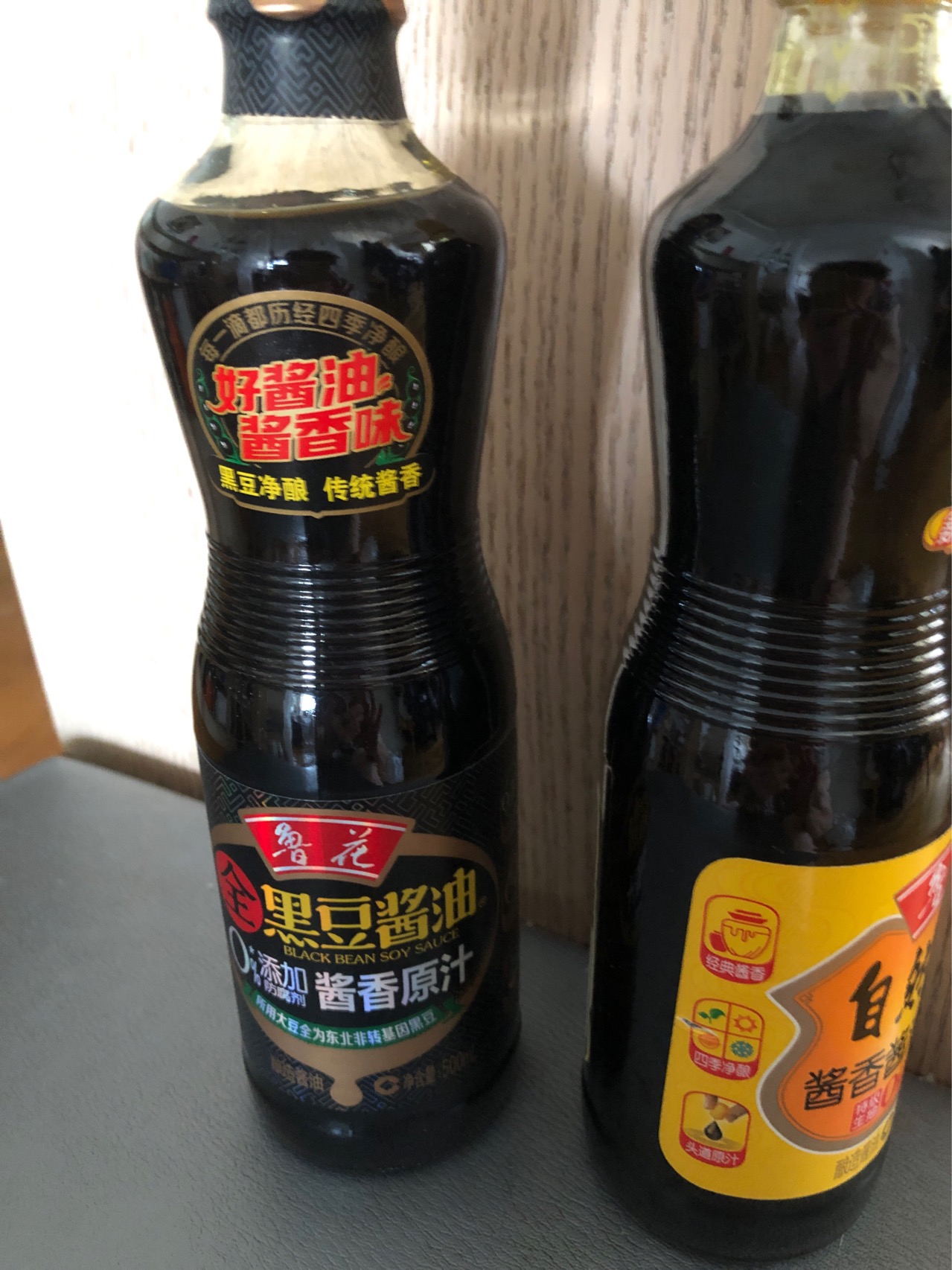 鲁花全黑豆酱香原汁酱油500ml 特级酿造酱油增香提味家用调味料晒单图