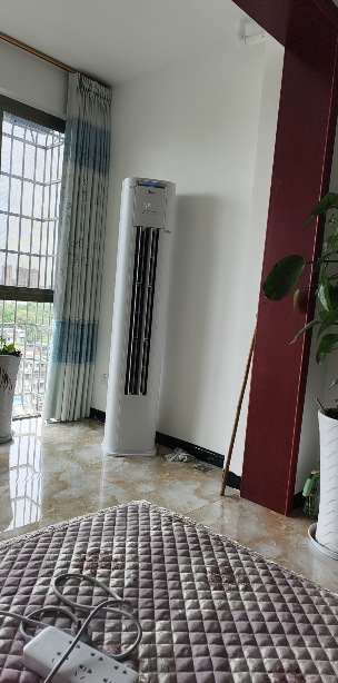 [苏宁自营]美的空调2匹p酷省电新一级智能直流变频冷暖立式柜机节能省电家用圆柱KFR-51LW/N8KS1-1P国家补贴晒单图