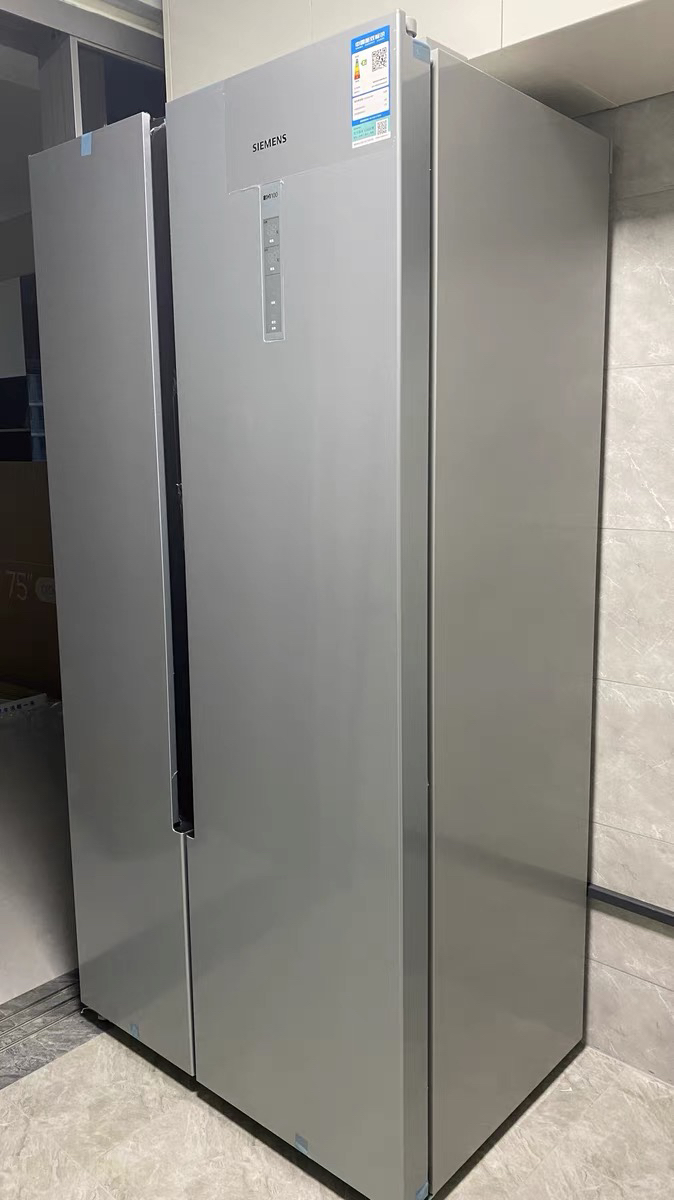 [超薄嵌入]SIEMENS/西门子502L风冷无霜纤薄对开门冰箱BCD-502W KX50NA43TI晒单图