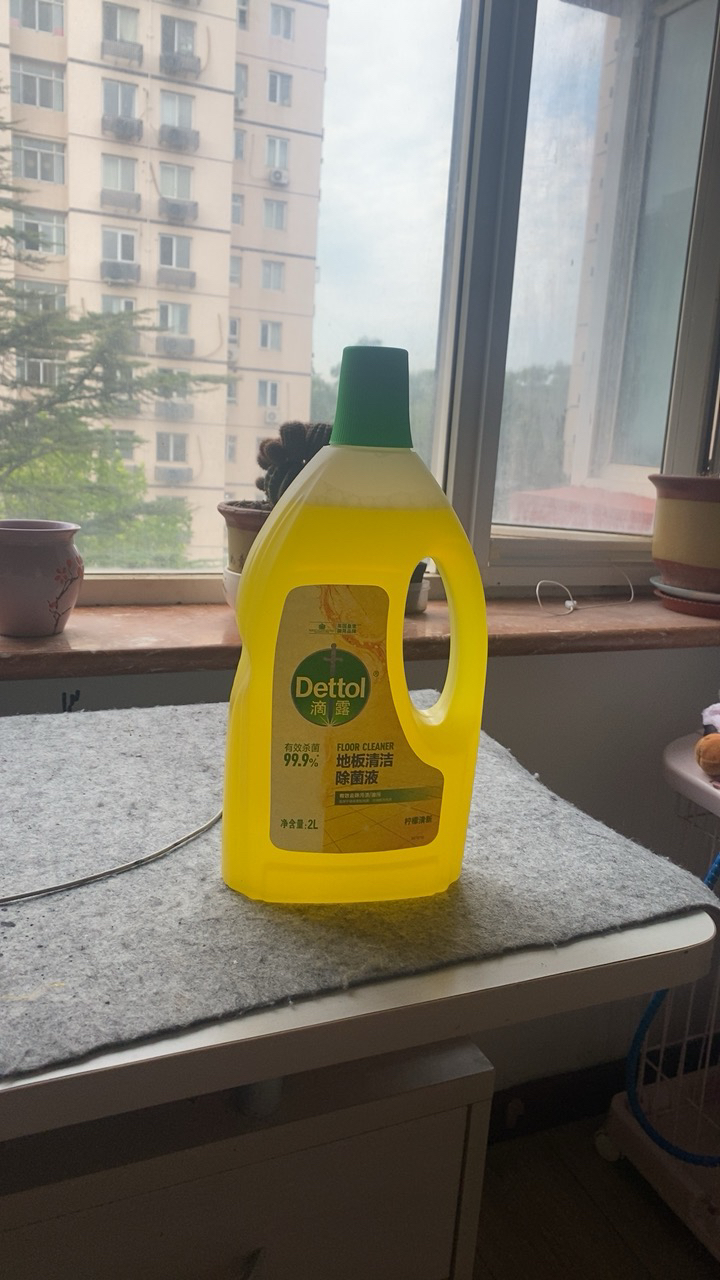 [免过水]滴露地板清洁剂2L瓷砖木地板清洗剂拖地强力去污杀菌晒单图