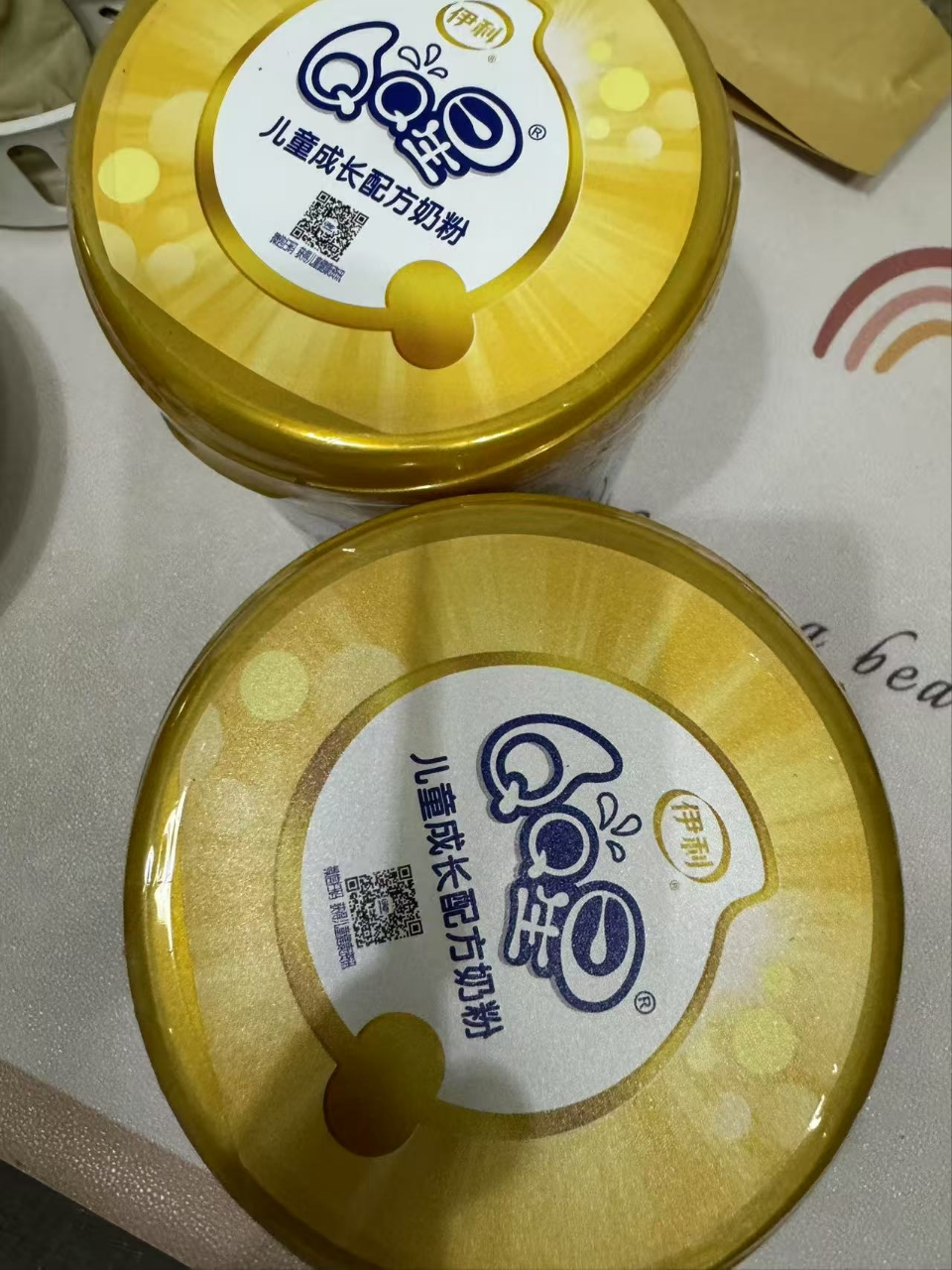 伊利(YILI)qq星榛高3岁以上儿童配方奶粉4段700g罐(新旧包装随机)晒单图