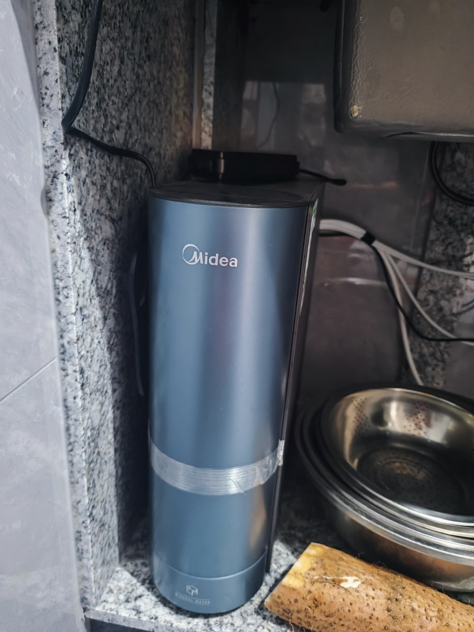 美的(Midea)净水器家用净水机1200G 星河2.0净矿净水器双水直饮 触控式龙头6年RO反渗透矿物质厨下式净饮机晒单图